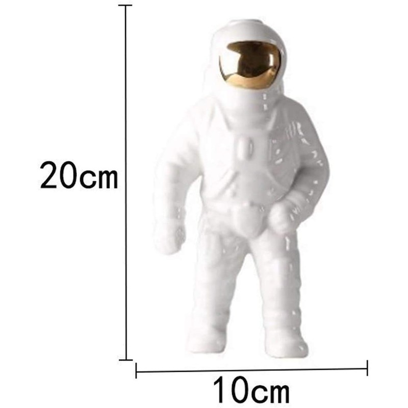 Astronaut Figurine Ceramic Astronaut Spaceman Model Ornament Spaceman Car Interior