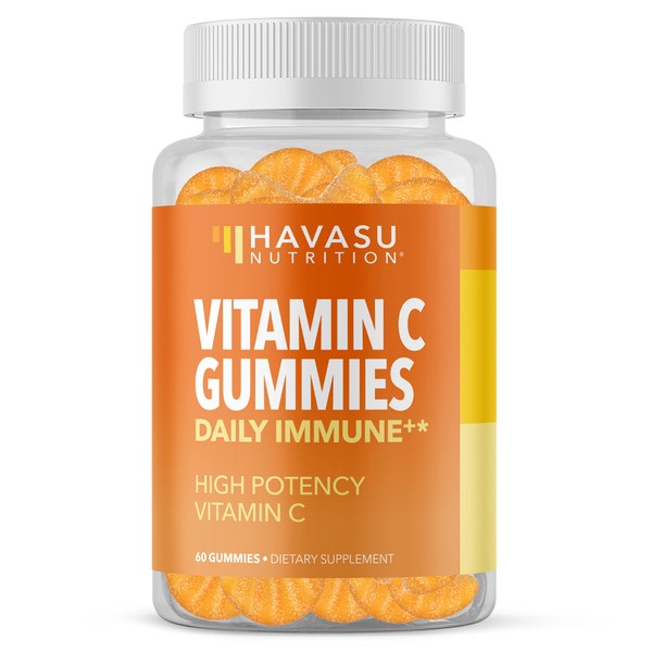HAVASU NUTRITION Vitamin C Gummies, Orange, 60ct