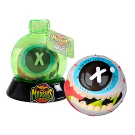Bizak Madballs Magic Potion, Monster Balls with Creepy Design, Jump up to 3 m, Green Boat White Ball, 6 Creatures to Collect, from 4 Years (64433056-1)
