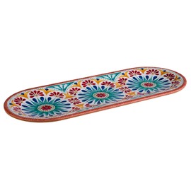 APS Arabesque 84686 Plate, 38 x 15.5 cm, Height 2 cm, Melamine, Decor/Terracotta Look