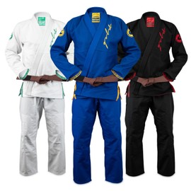 Gold BJJ Comp380 Gi - Lightweight IBJJF Legal Jiu Jitsu Gi for Men and Women (Royal Blue, A2)