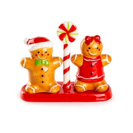 Potter's Studio Gift Boxed Gingerbread Figurine Salt and Pepper Shaker Set