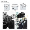 Kelinter® Wooden Handle Windproof Folding Umbrella with Auto Open and