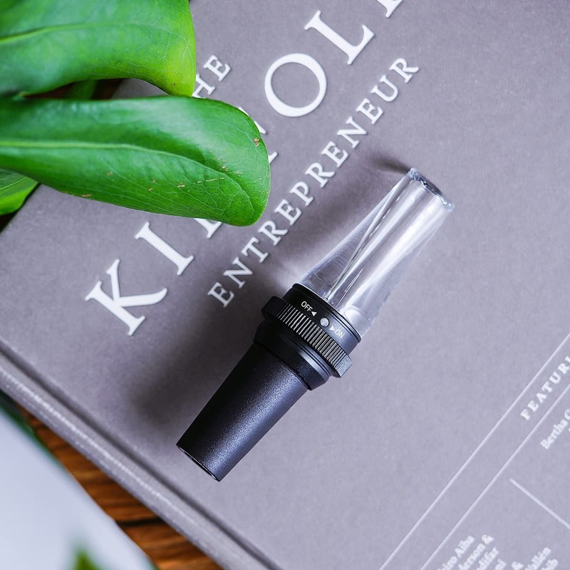 Cheer Moda Skyline Electric Wine Opener Gift Set, Battery, Black,