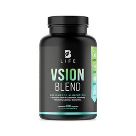 Camomila Luteína Zeaxantina 180 Cápsulas 1000 Por Porción Vitamina Zinc Cobre Ingredientes Naturales Vsion Blend Life