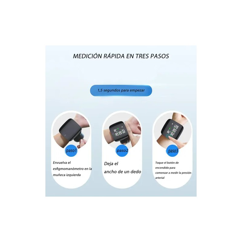 Aparato Digital Para Checar La Presion Tensiometro De Muñec