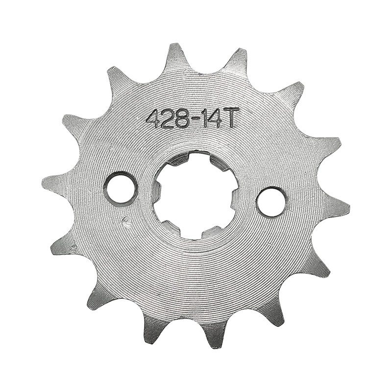 Saihisday 428 Chain Sprocket 14T 17mm Front Engine Sprocket Compatible
