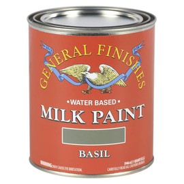 General Finishes Water Based Milk Paint, 1 Quart, Basil
