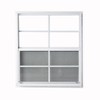 24" x 27" White Flush Mount Window, Great for Sheds,