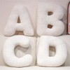 Shapeazy Letter Plush Pillow, Letter Hugging Throw Pillows, Decorative Initial