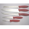 Kittamor 6 Knife Set with Red Wooden Block