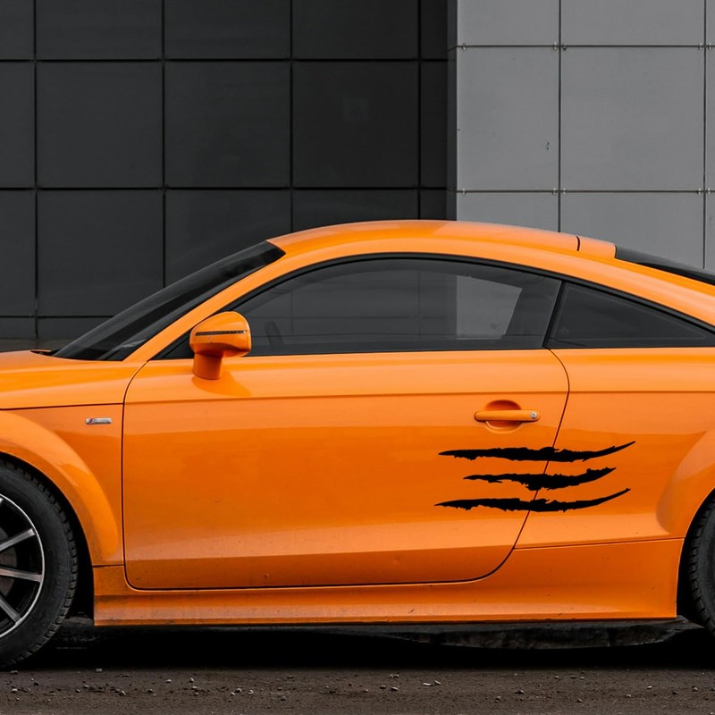 Car Sticker - GLADFRESIT - 2Pcs Claws Scratch Stickers Claw