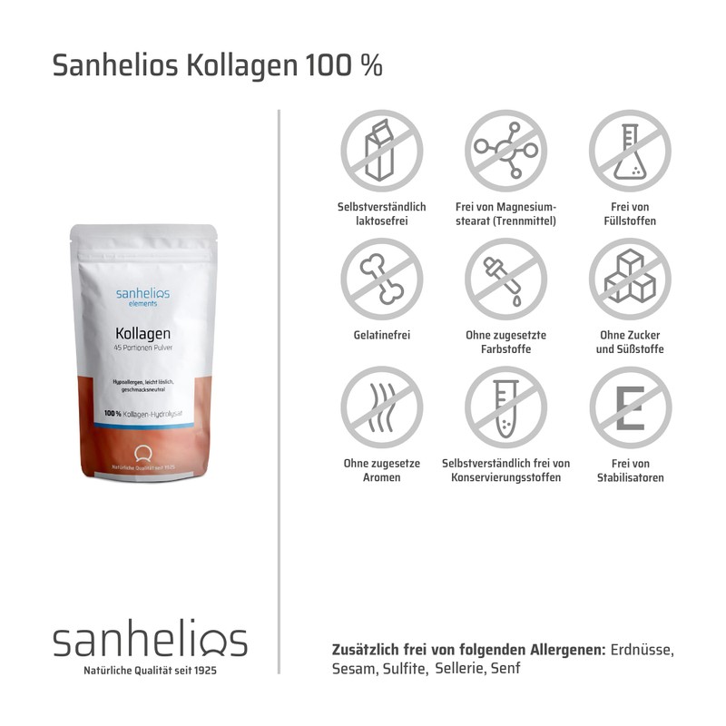 Sanhelios® Premium Collagen Powder - For Skin, Muscles and Bones