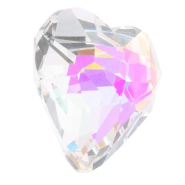 Mipcase 5pcs Heart Shape Suncatcher Pendant for Windows Indoor Decor Rainbow Effects for Parties Birthdays and Holidays DIY Transparent Ornament