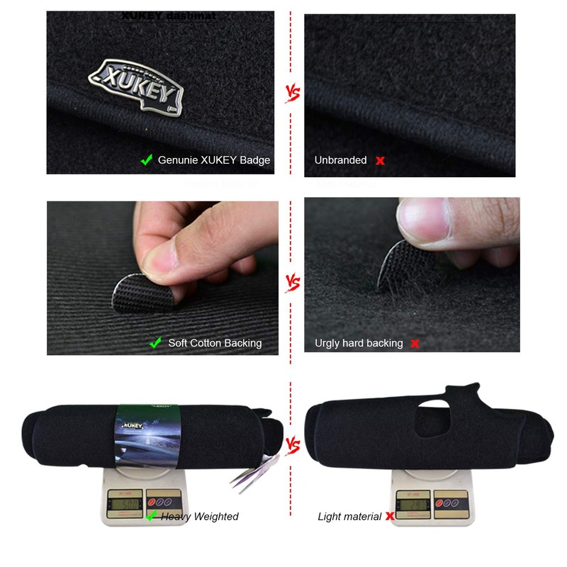 XUKEY Dashboard Cover for Volkswagen VW Beetle 1998-2010 Dash Cover