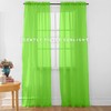 Elegant Comfort 2-Piece Sheer Panel with 2inch Rod Pocket -