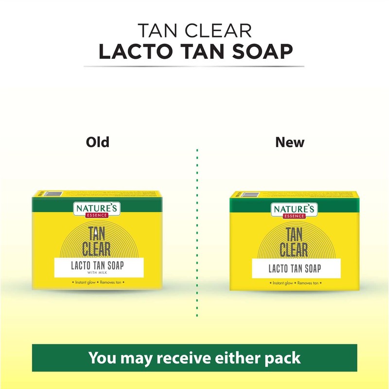 Nature's Essence Lacto Tan Soap - Tan removal Bathing Bar,