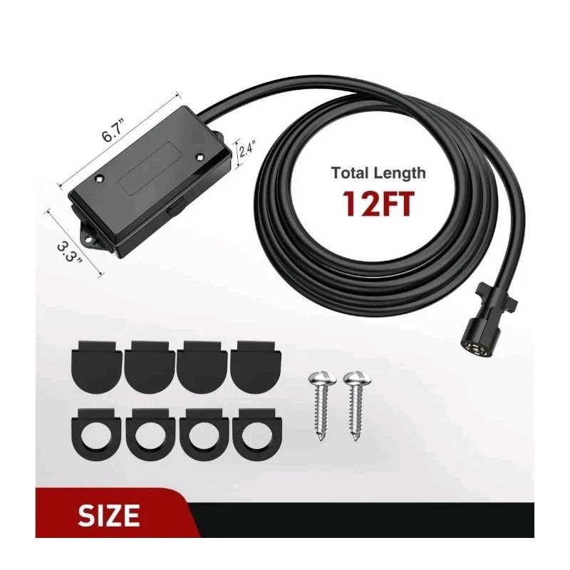 Nilight 7 Way Trailer RV Cord Cold Weather Wire Double