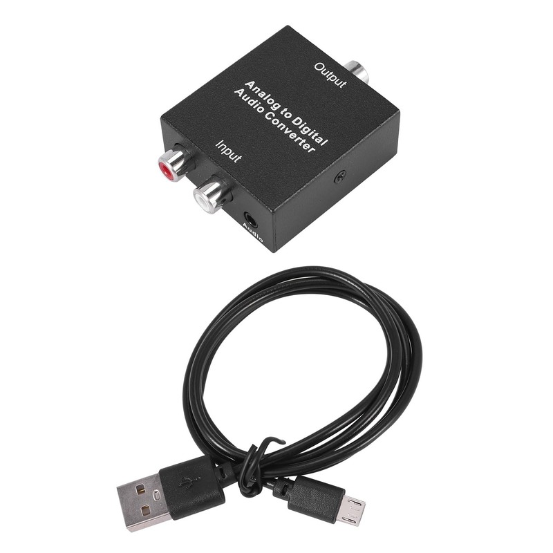Aribrnten Analog to Digital Audio Converter R/L 3.5mm AUX to