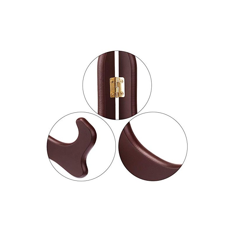 Tatuo 4 Packs 5 Inch Wooden Display Stand Decorative Plate