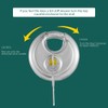 Guliffen Keyed Alike Discus Padlocks,Stainless Steel Disc Padlock with Same