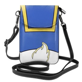 Donald Duck Smartphone Pouch, Women's, Genuine Leather, Shoulder Bag, Men's, Thin, Lightweight, Smartphone Pochette, Popular, Cute, Wallet, Mini Pouch, Crossbody Bag, Height 7.6 x Width 4.9 x