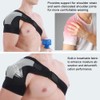 Oumefar Shoulder Support, Comfortable Outdoor Sports Bandage Shoulder Pad