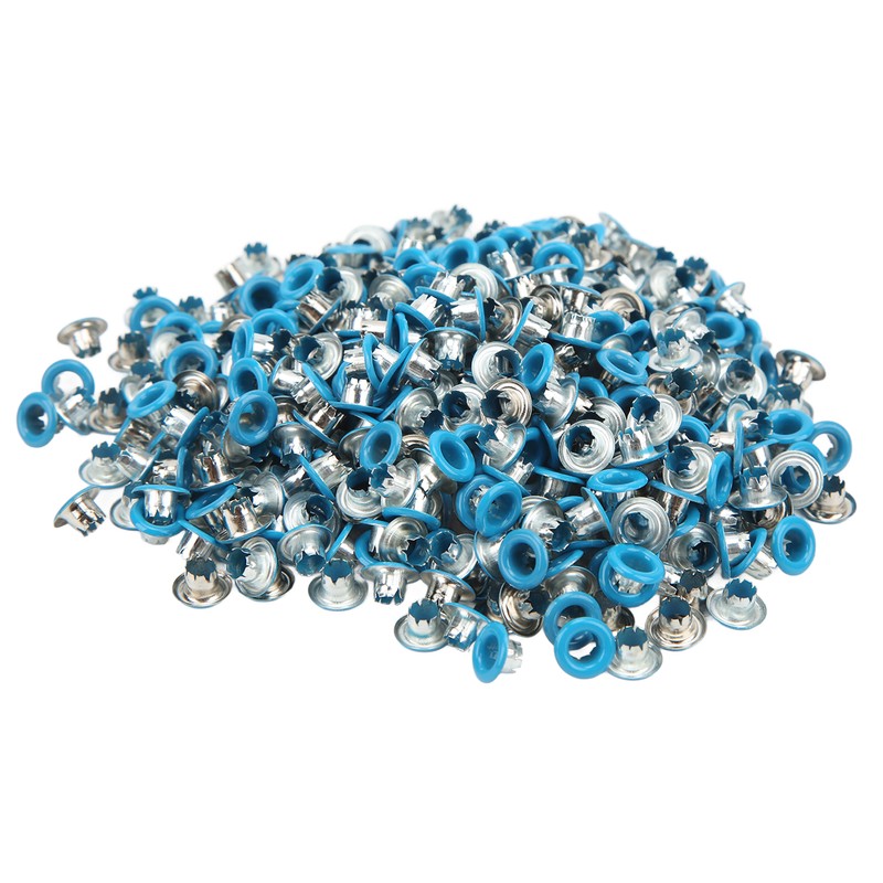 500Pcs Eyelet Grommet Round Edge Color Fine Workmanship Good Toughness