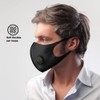 NUÜR 8pcs Fabric Resuable Face Mask with Air Valve and