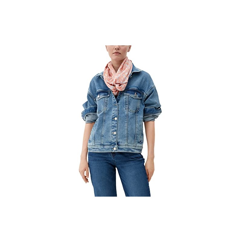 s.Oliver Women's Loop scarf, orange, One size