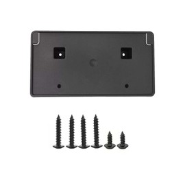 Front License Plate Frame Bracket Compatible with 2019 2020 2021 2022 Ram 2500/3500/4500/5500 Front Bumper License Plate Holder Mounting Bracket Cover Replace # 68362197AA