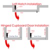 Touch Latch Push to Open & Close Attic Loft Hatch