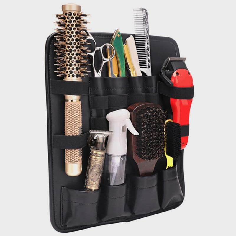 Healvian Friseursalon-Brusttasche, Scherentasche für Friseure, Friseurschere, Westentasche, mehrere Taschen, praktische