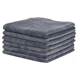 BloomSesame Microfiber Cloth, All-Purpose Cleaning Cloth, Kitchen Dish Towel, 11.8 x 11.8 inches (30 x 30 cm), Pack of 6