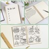 JIANTA 4 Packs Spiral Lined Notepad A5, 100 Pages/ 50