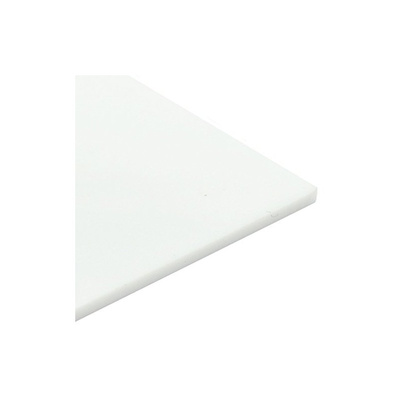 3mm White Gloss Acrylic Sheet 16 Sizes to Choose (297mm