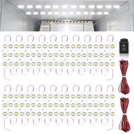 Linkstyle 12 V Interior Light Car Reading Light, 120 LEDs Ceiling Lights with Switch for Van RV Truck Boats (40 Modules)