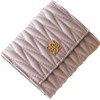 Alto Rose Trifold Wallet, Compact, Cute, Mini Wallet, Women's, Quilted,