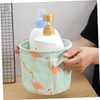 OHPHCALL 2pcs Cotton Linen Storage Baskets Random Pattern Soft and