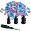 BMIROAMDFE 100 Count Tire Repair Screws with Screwdriver 3 Size