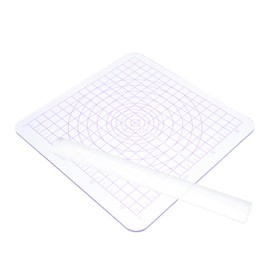 VILLFUL 1 Set Acrylic Clay Tools DIY Pottery Crafting Board Rolling Rod for Seamless Sculpting and Modeling Clay Projects Lightweight Portable for Creative Use