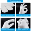 5Pairs (10Pcs) Moisturizing Gloves Overnight for Men and Women, Washable