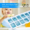 Ice Cube Trays, Silicone Easy-Release and Flexible 14-Ice Trays with