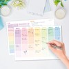 paper&you® Weekly Planner Pad A4 Pure without Fixed Date [Rainbow]