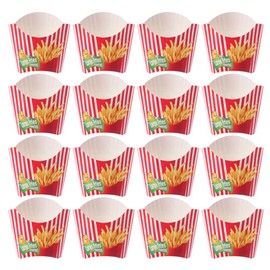 Cabilock 100Pcs Paper Food Box Disposable Snack Holder French Fry Box Holders Cups for Home Shop