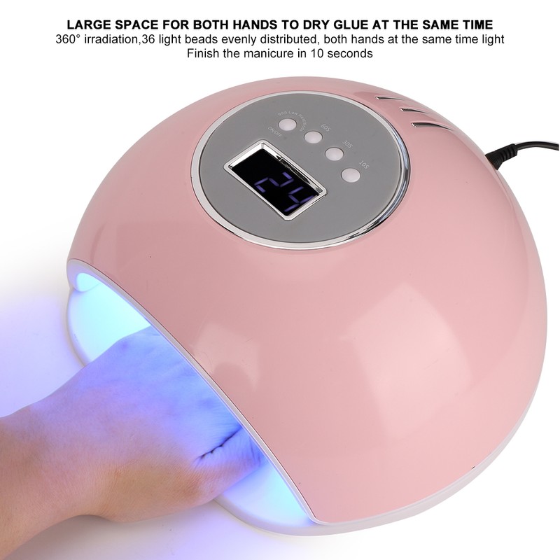 Intelligent 72W Nail Art Lamp Dryer Fast Drying Gel Polish