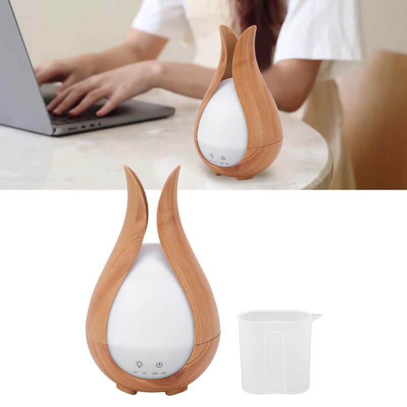 200ml Wood Grain Humidifier 8W 24V Automatically Shut Down Silent