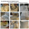 Plaster Mold Rubber Band for Potters Ceramic, Home Crafters -