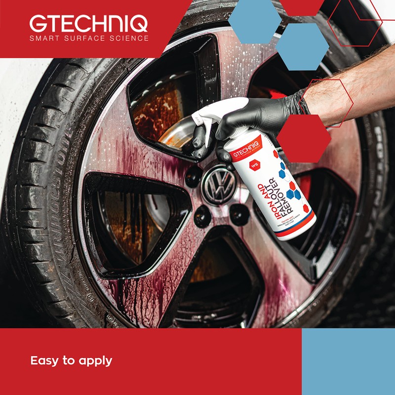 Gtechniq W6 Iron Removing Wheel & Paint Cleaner for Cars,