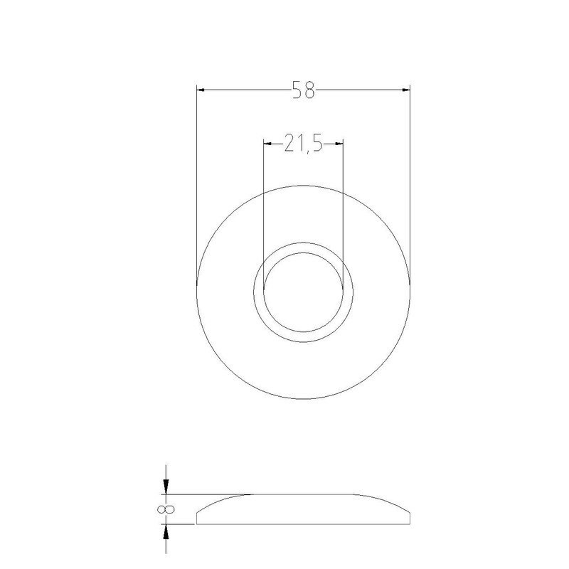 acquastilla 100947 rosette domed brass faucet